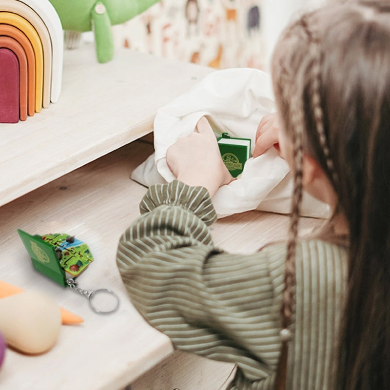 Frendorf | Pop Up 3D Mini Dinosaurier & Astronauten Schlüsselanhänger