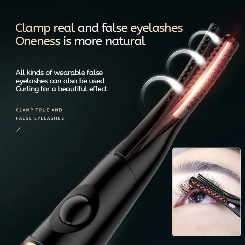 Frendorf | Heizbarer Wimpernformer USB aufladbar Elektrisch - Schnell, Natürlich, 24-Stunden Curl