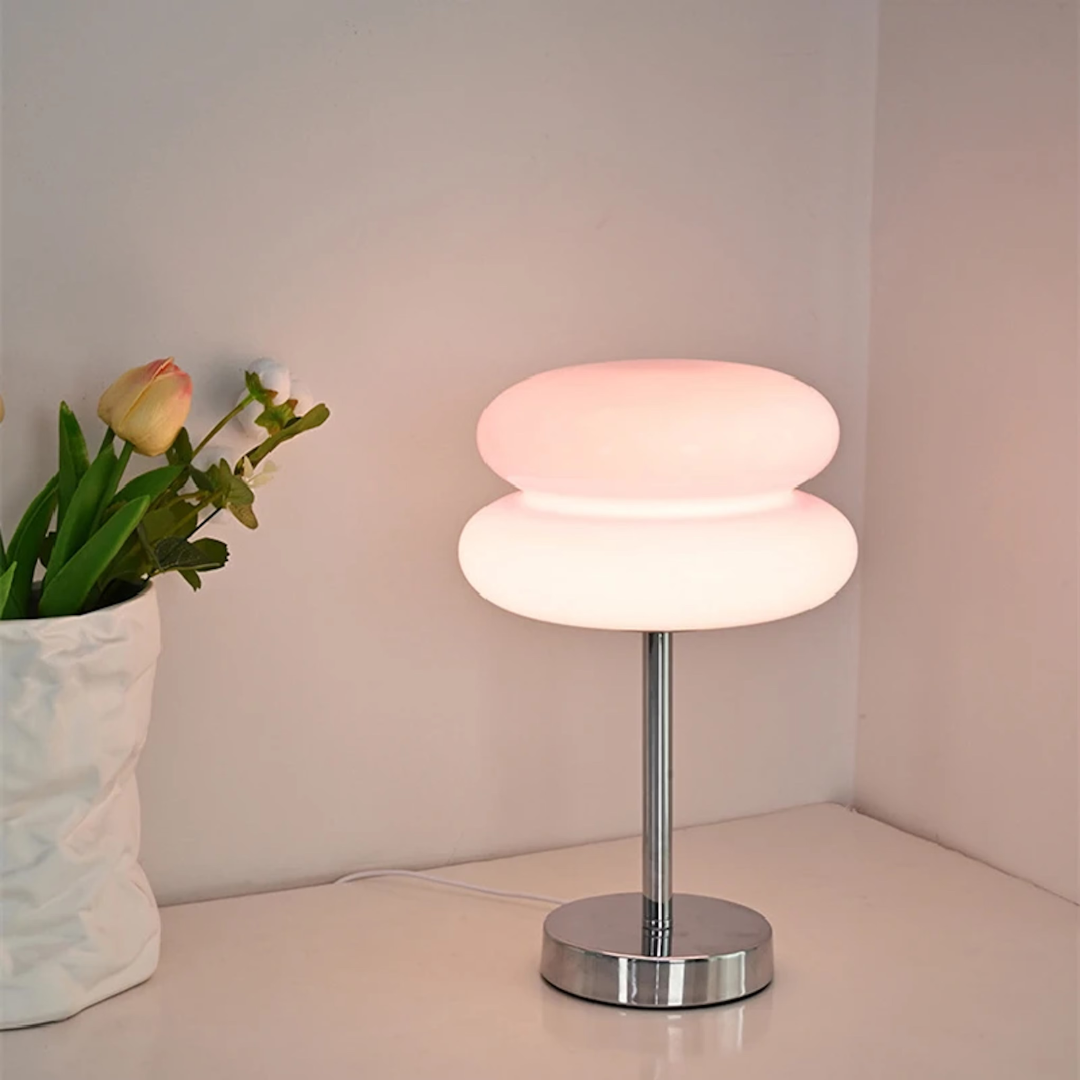 Chic Retro Glas Tischlampe