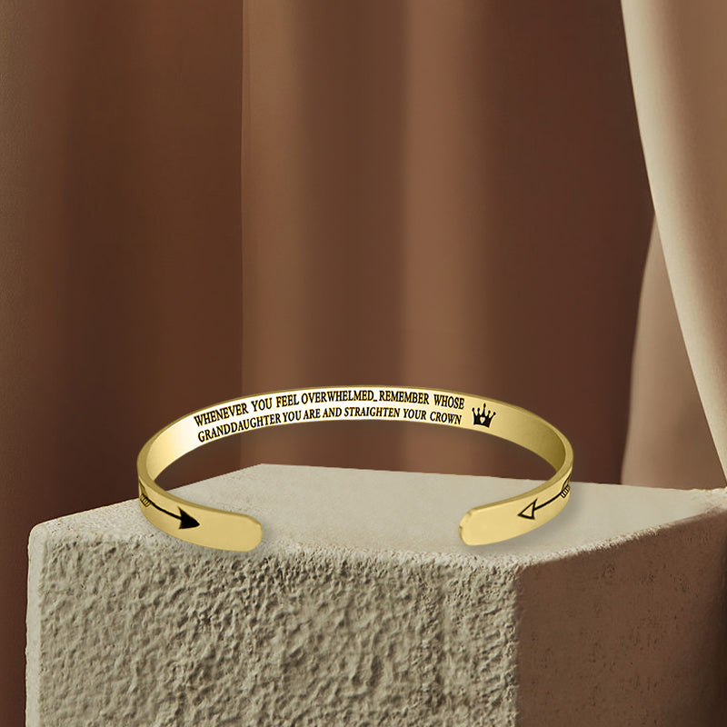 Frendorf | Für Tochter/Enkelin/Sohn - Immer wenn du überwältigt bist...Krone Armband