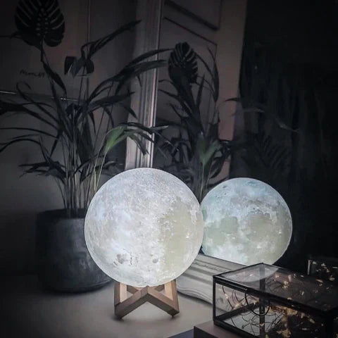 Mondlampe - Lunar - Aufladbar - Touch Steuerung