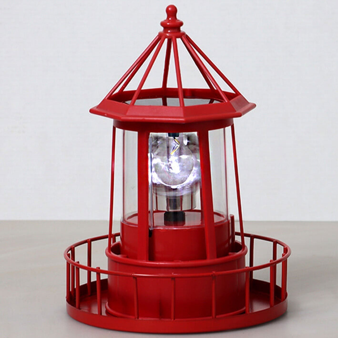 Frendorf | SolarSpin LED Gartenleuchte | Rotierender Turm | Solarbetrieben | Deko & Landschaftsbeleuchtung