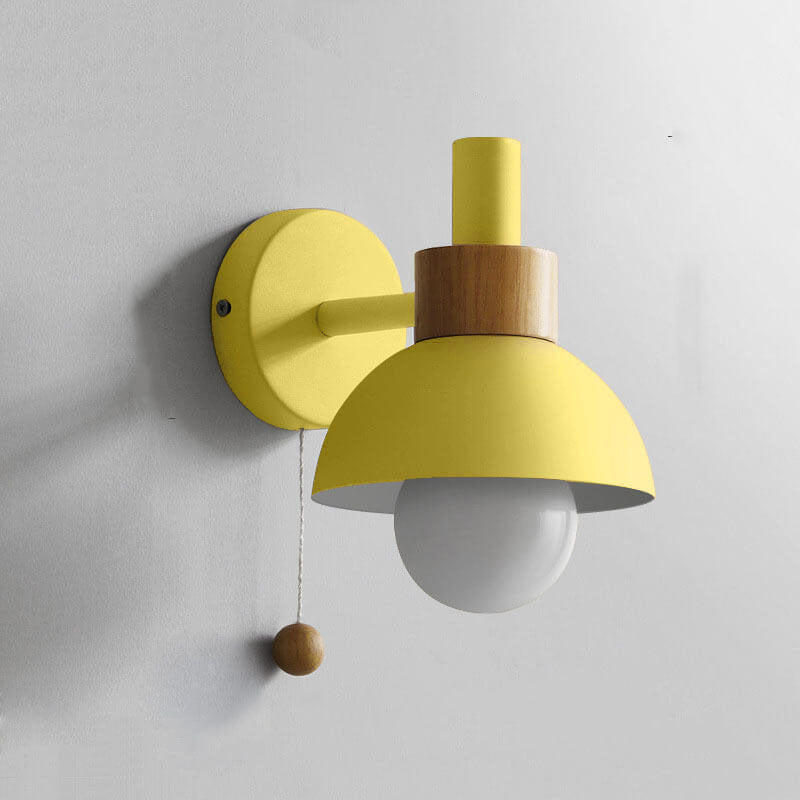 Frendorf | MacaroonGlow Nordic Wandlampe | Farbiges Kugeldesign | Einflammige LED-Wandleuchte für Wohnräume