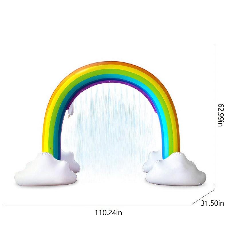 Frendorf | Aufblasbarer Wasser-Spritzen-Regenbogenbogen