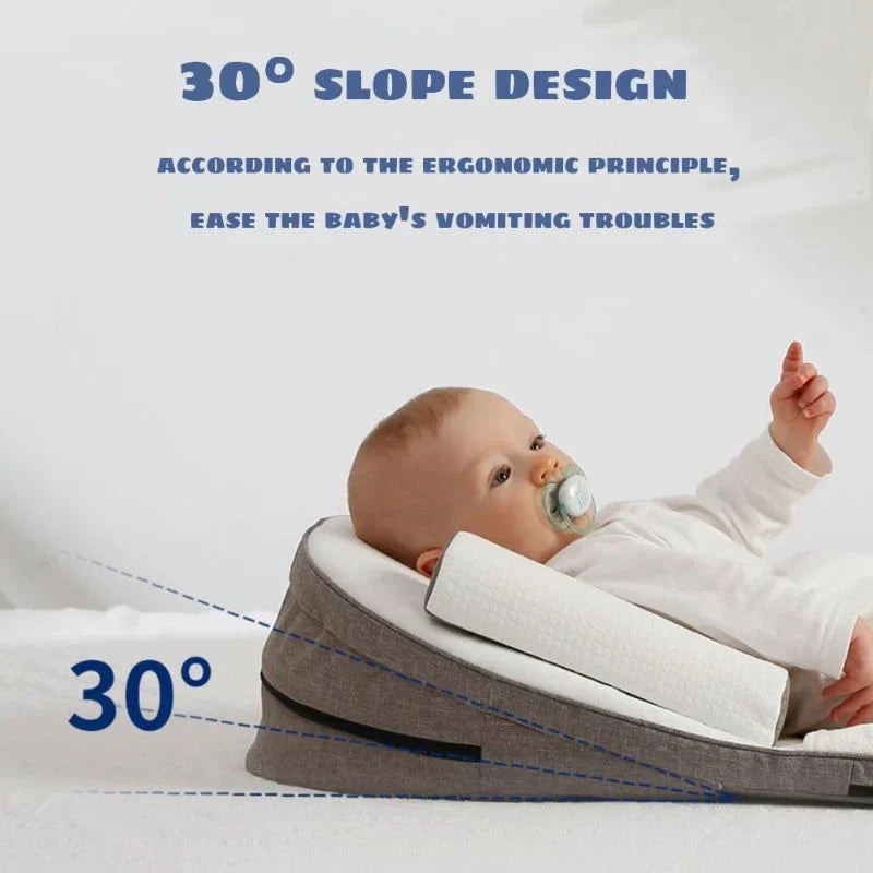 Frendorf | Baby Wedge Seitenschläferkissen Bett Reflux Anti-Roll Neugeborenenbett
