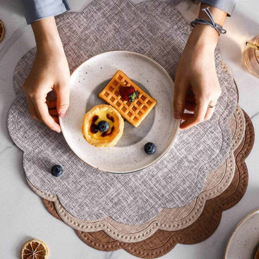 Frendorf | Wellendekor Wasserdichte Tischunterlage