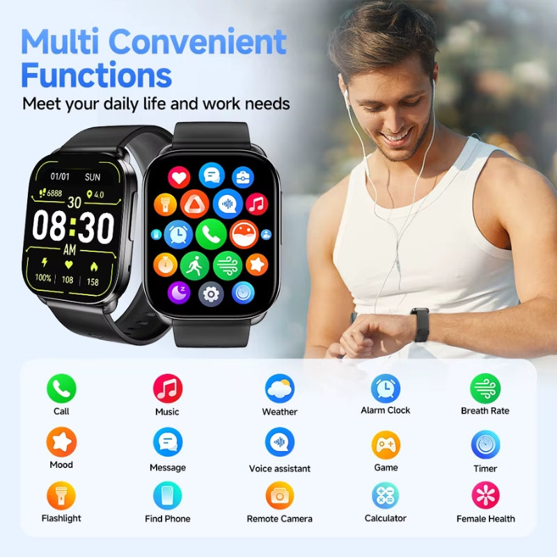 Frendorf | Fitness Tracker Smartwatch | Fortschrittliche Funktionen