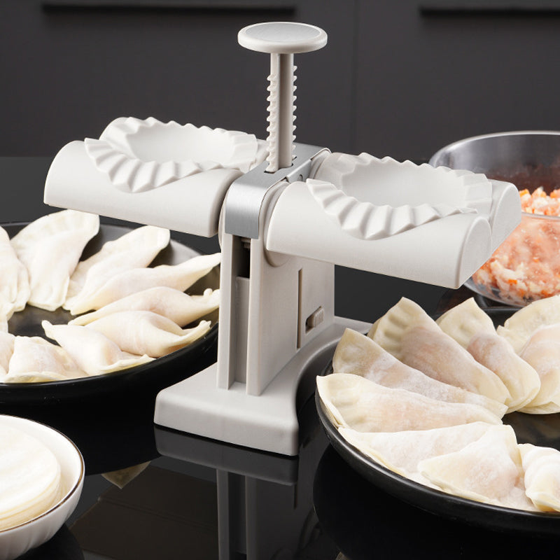 Frendorf | 🥟Haushalts-Doppelkopf-automatischer Teigtaschen-Maker🧑‍🍳Guter Helfer in der Küche