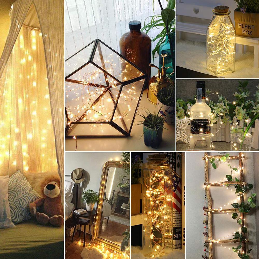 LED Weinflaschenlampen Kork Nachtlicht DIY-Dekorationslift - 5/10 ST