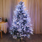 Quntis LED Stern Weihnachtsbaum Lichterkette – 50m (164ft) Dunkelgrün Kupferdraht mit Fernbedienung, Steckdose wasserdichte Lichter für Außen Weihnachtsdeko