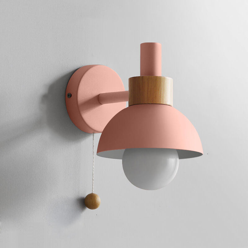 Frendorf | MacaroonGlow Nordic Wandlampe | Farbiges Kugeldesign | Einflammige LED-Wandleuchte für Wohnräume