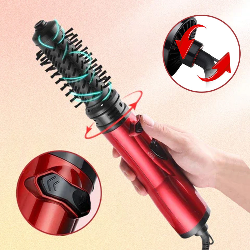 2-in-1 Warmluftstyler und rotierender Haartrockner