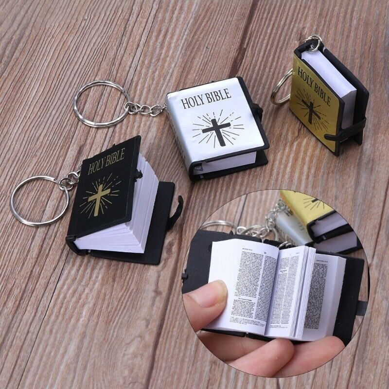 Frendorf | Mini-Bibel-Kreuz-Schlüsselanhänger