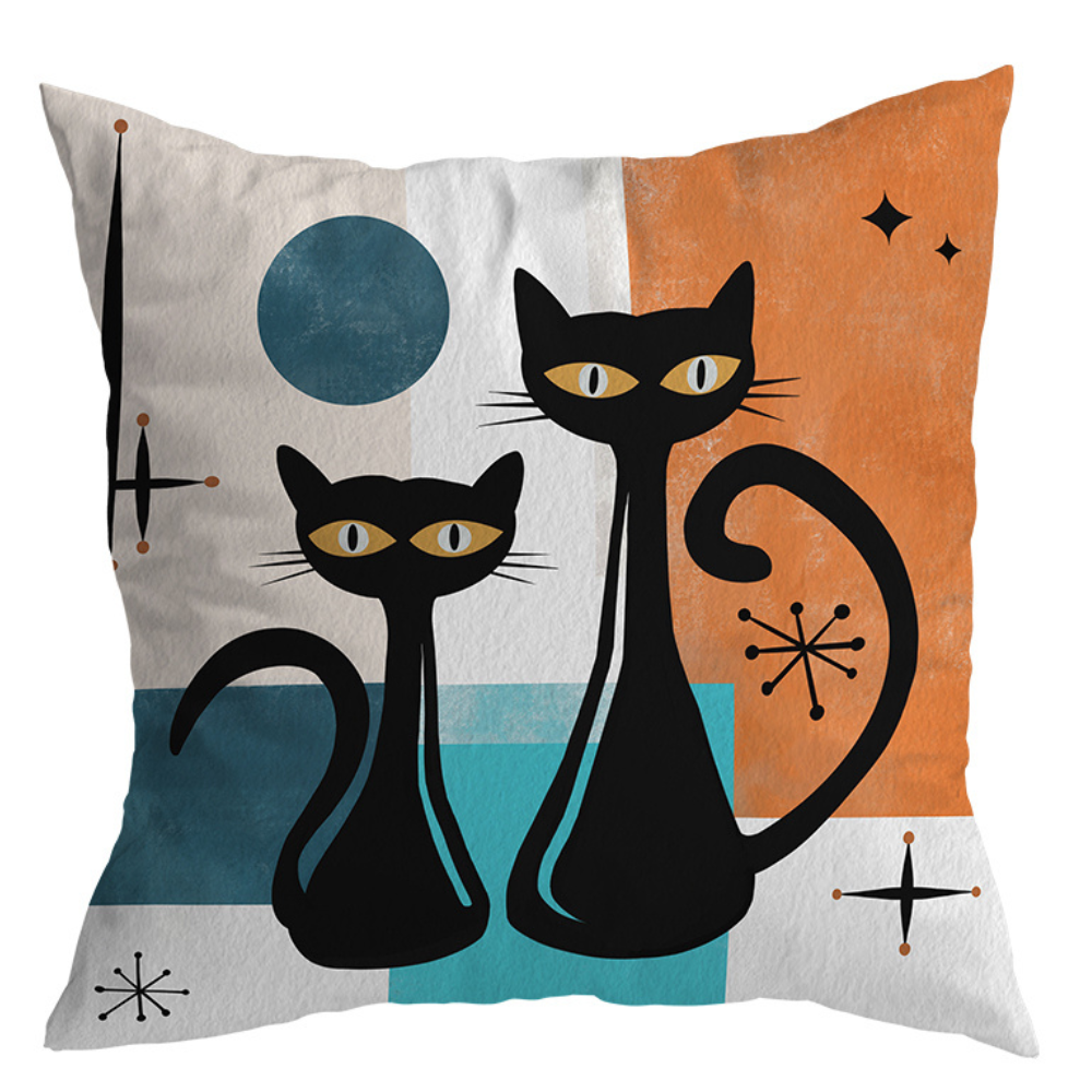 Frendorf | Atomic Retro Feline Kissenbezug