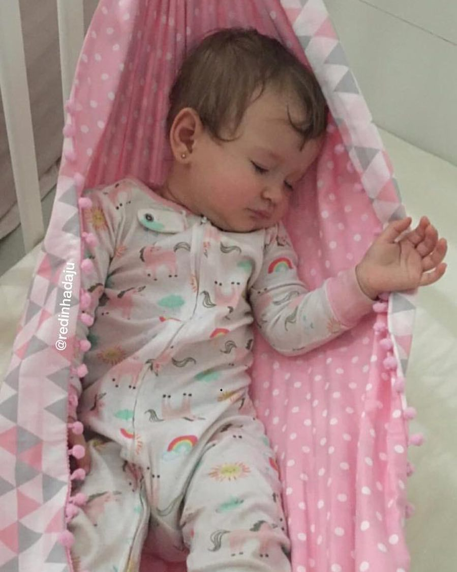 Frendorf | Baby Hängematte für Gitterbett – Weiche Einschlafhilfe für Neugeborene