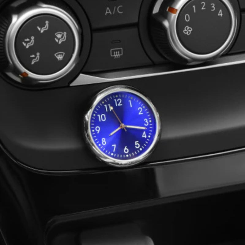 Frendorf | AutoTime Mini Analog-Uhr – Selbstklebendes und Stylisches Design für das Auto-Innenleben