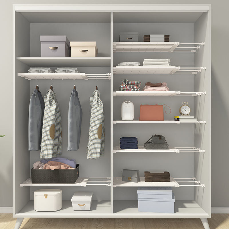 Frendorf | Erweiterbares Kleiderschrank-Spannregal-Lagerregal