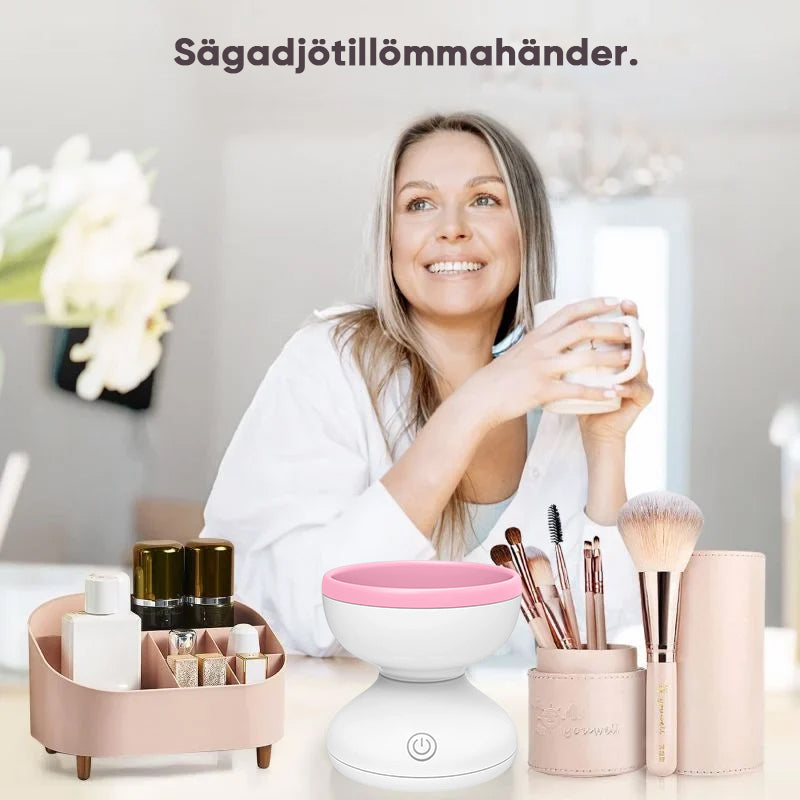 Frendorf | Elektrischer Make-up Pinselreiniger - Schnelle und Gründliche Reinigung