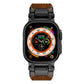 Frendorf | Neues Titan-Metallkopf-Lederarmband für die Apple Watch