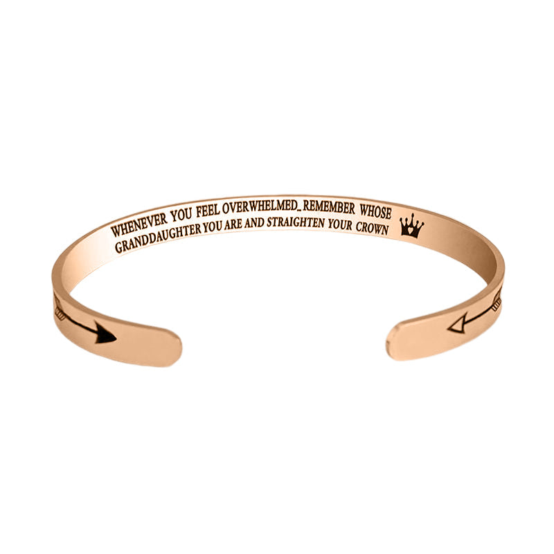 Frendorf | Für Tochter/Enkelin/Sohn - Immer wenn du überwältigt bist...Krone Armband