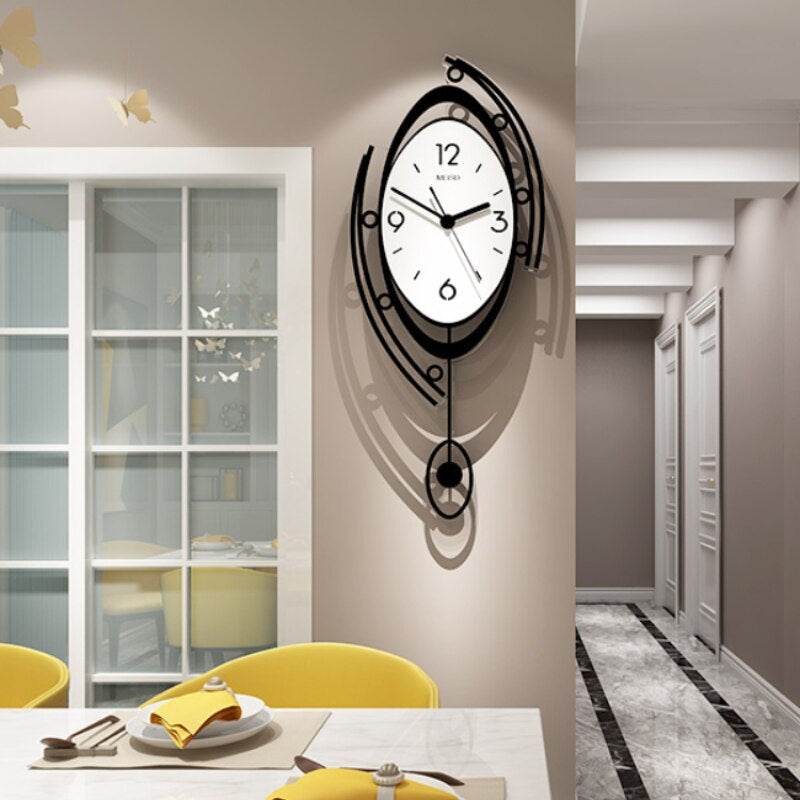 Frendorf | RetroTone Silent Vinyl Wanduhr – Vintage-inspiriertes Design für stilvolle Einrichtung