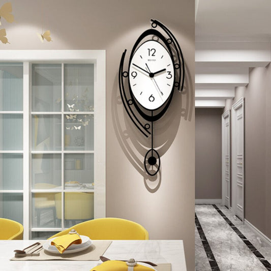 Frendorf | RetroTone Silent Vinyl Wanduhr – Vintage-inspiriertes Design für stilvolle Einrichtung
