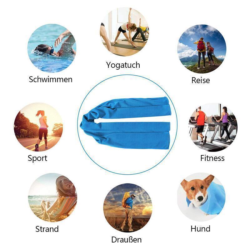 Frendorf | Bequee kühlendes Handtuch des Sommers, Sportwesensmerkmale