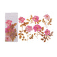 Getrocknete Blumen Aufkleber Set