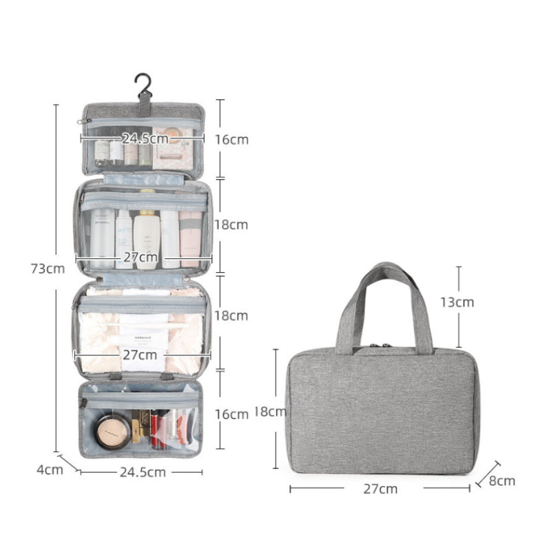 Frendorf | Perfekt für Reisen - Kulturtasche für Damen mit Aufhängehaken