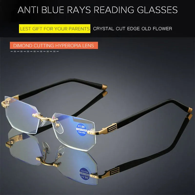 Frendorf | Progressive Lesebrille mit hoher Härte und Anti-Blaulichtfilter für die Ferne und die Nähe