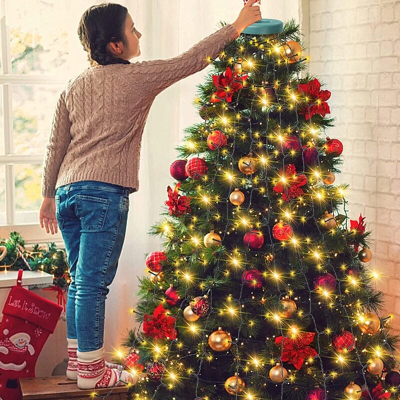 Frendorf | Weihnachtsbaum Wasserfalllichter mit Ring