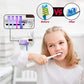 Smart UV-Licht Sterilisator Zahnbürstenhalter, Wandmontage Zahnpastaspender