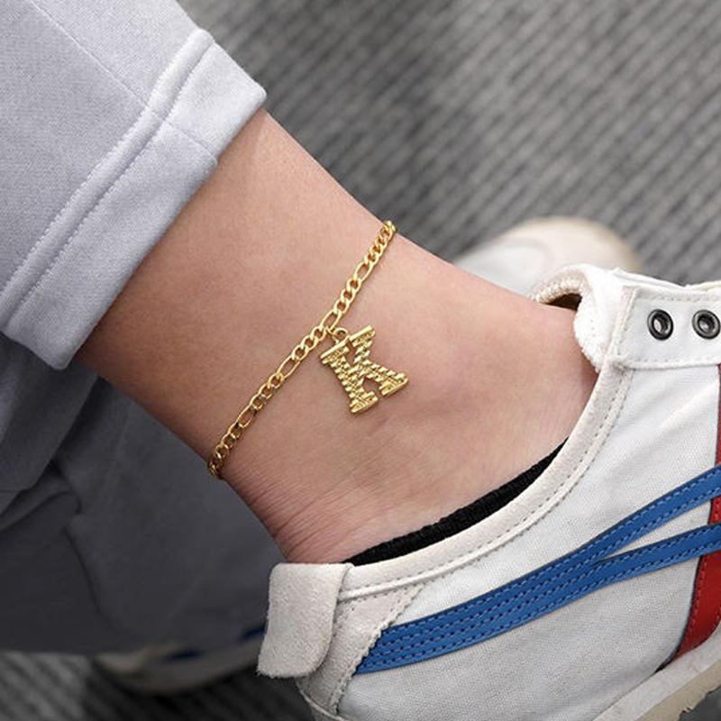 Frendorf | 18K Goldene Individuelle Fußkette