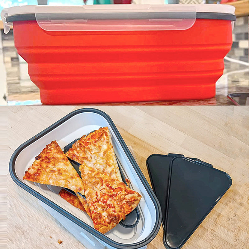 Frendorf | Zusammenklappbarer luftdichter Pizza-Behälter