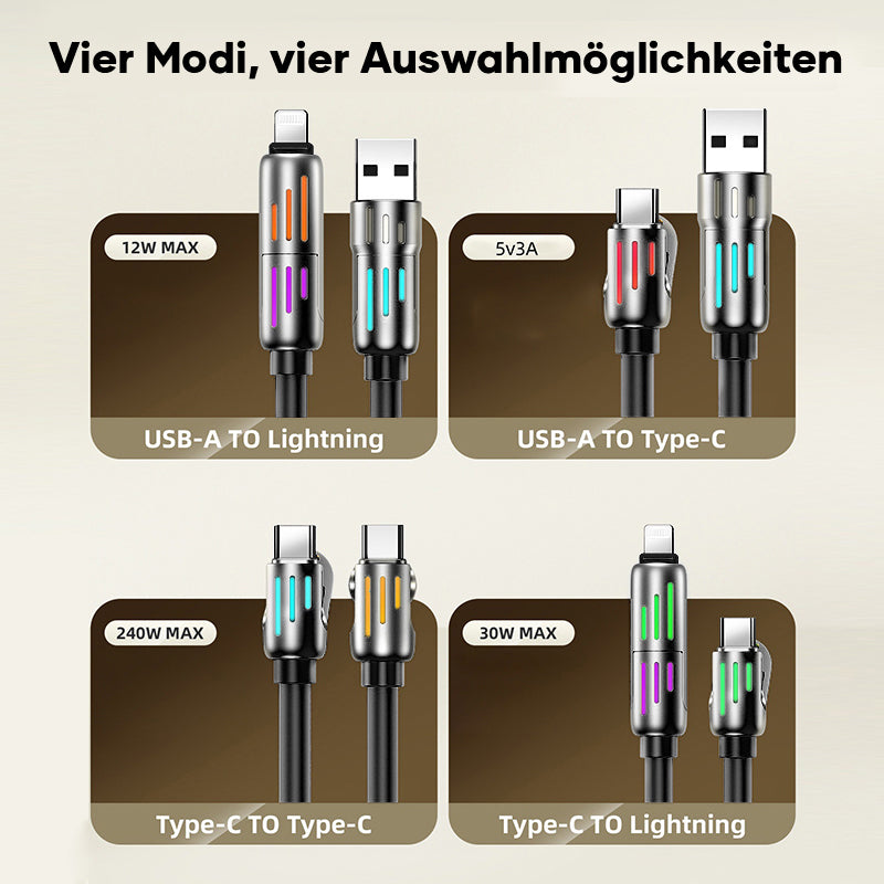 Frendorf | 240 W 4-in-1 USB-C-Kabel