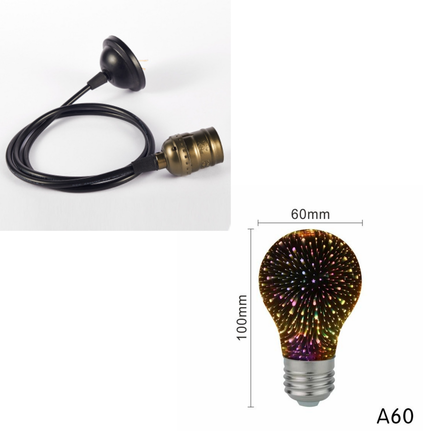 3D LED Feuerwerksbirne