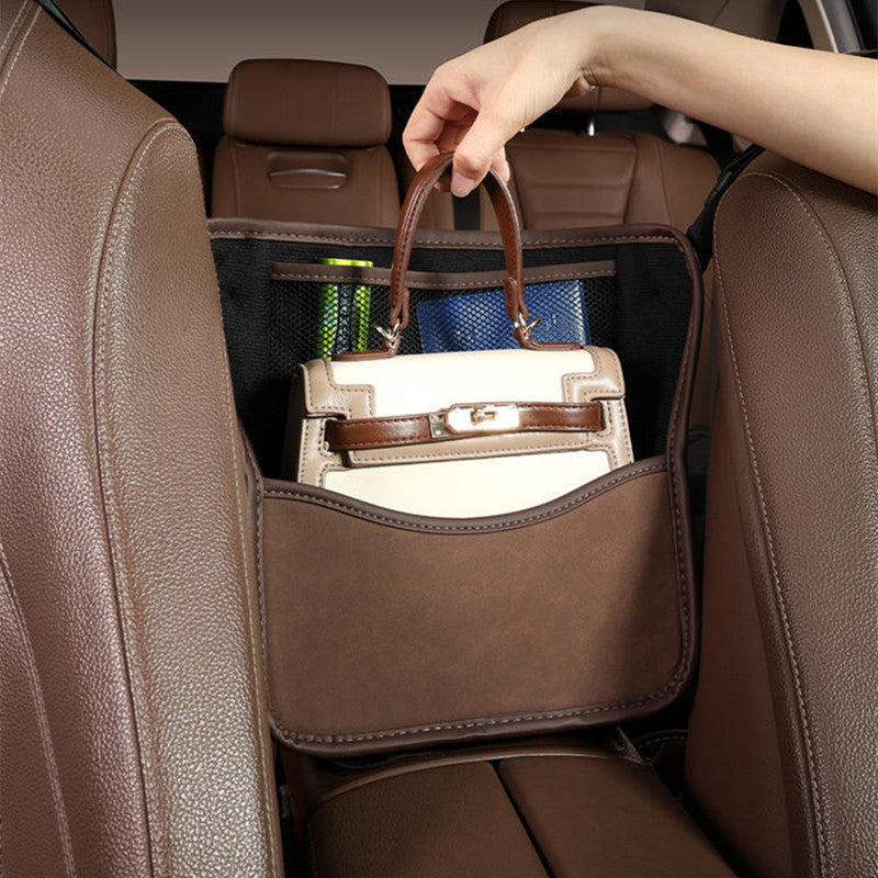 Frendorf | Autositzlücke Kunstpelz Aufbewahrung Hängetasche Netzorganisator