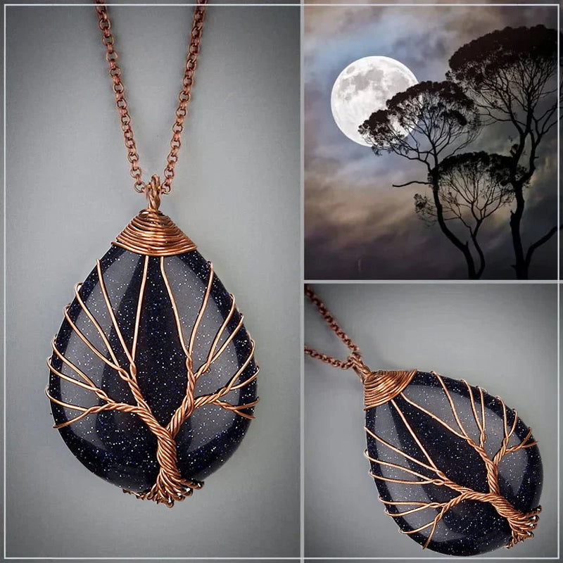 Tree of Life Opal Halskette