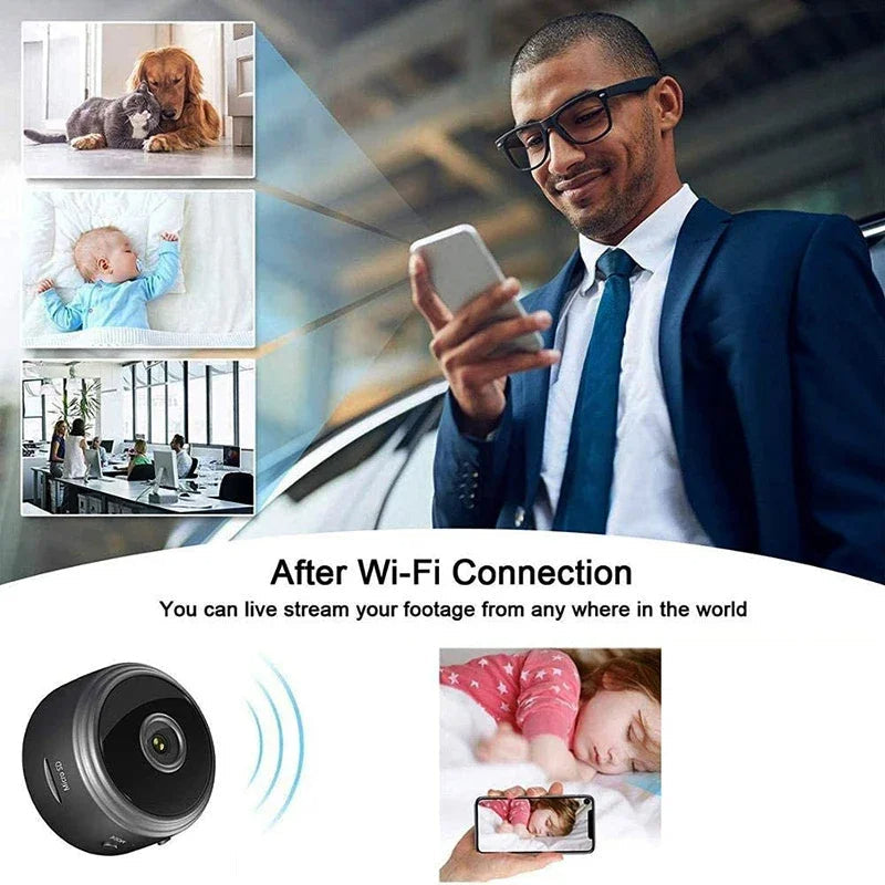Frendorf | 1080p Magnetische WiFi Mini Sicherheitsdrahtlose Kamera