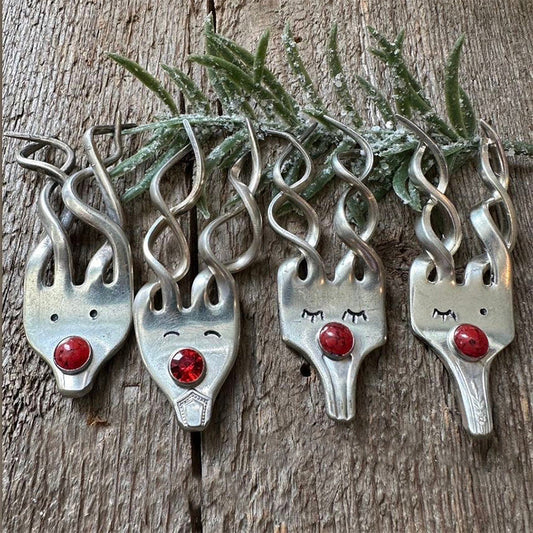 Frendorf | Lustiges Gabel-Rentier Ornament