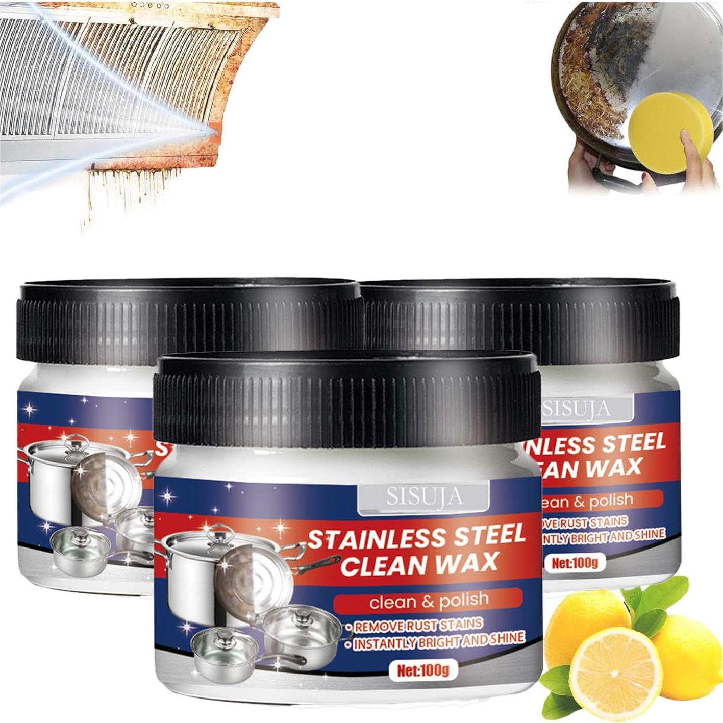 Magische Nano Edelstahl Reinigungs-Paste Wachs