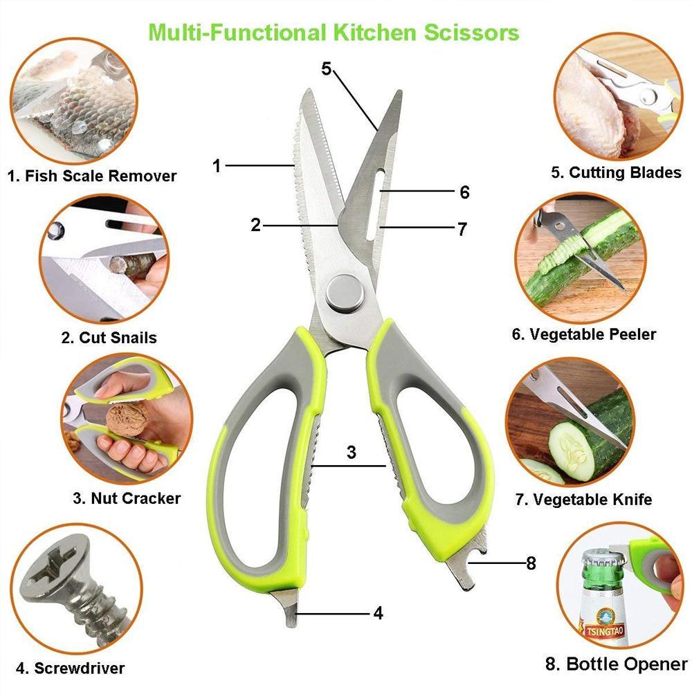 Frendorf | 8-in-1 Multifunktionale Küchenschere
