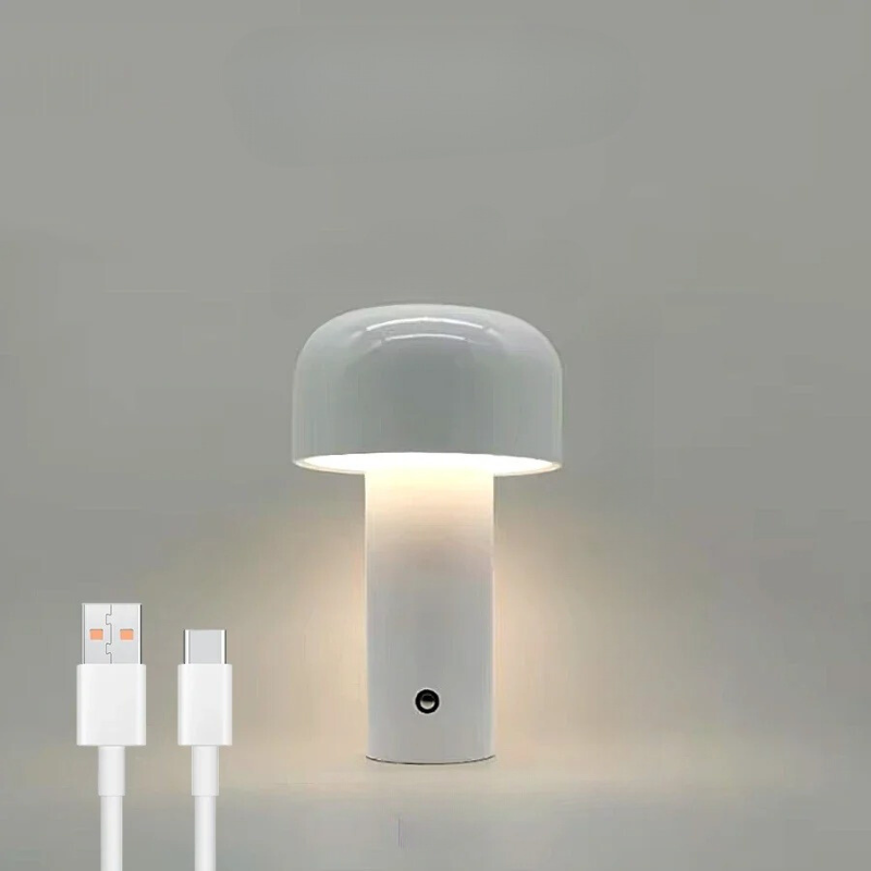 Frendorf - Wiederaufladbare Pilz-LED-Tischlampe für eine gemütliche Atmosphäre