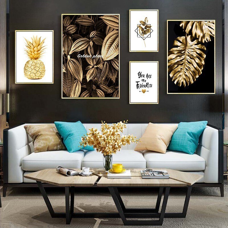 Mein Lieblingsananas - Leinwand Wandkunst Gemälde