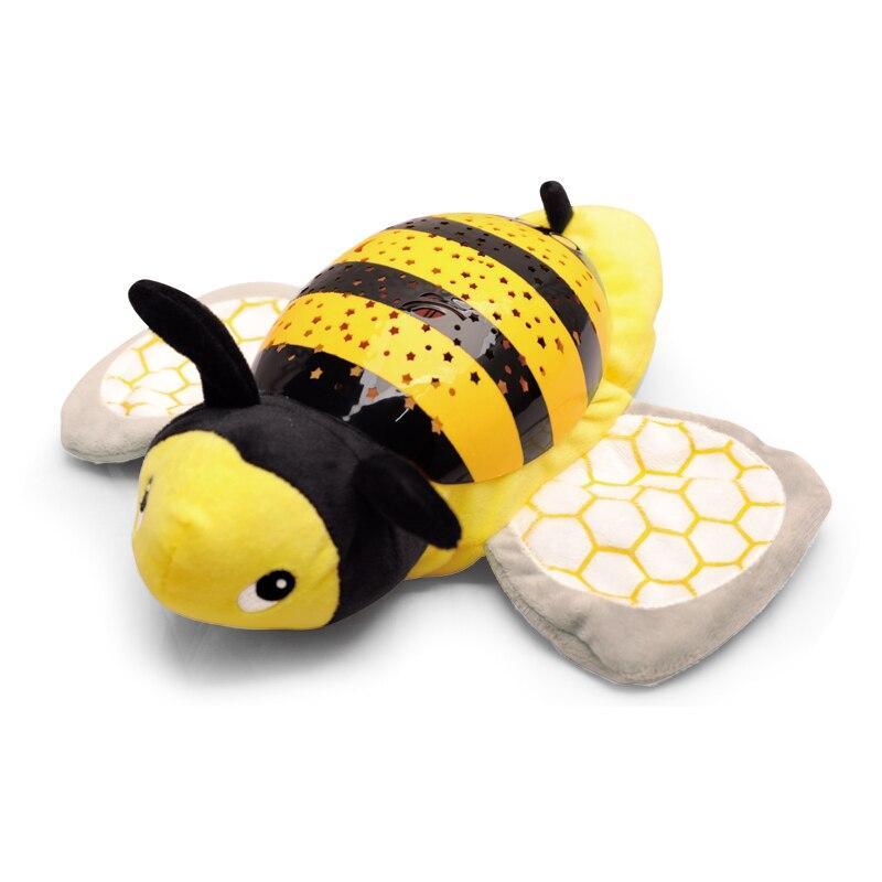 Frendorf | Baby Schlaf LED Beleuchtung Plüschtier LED Nachtlampe Plüschtier mit Musik & Sterne Projektor Licht