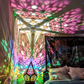 Glas-in-Block Stil LED Tischlampe - LumiAura