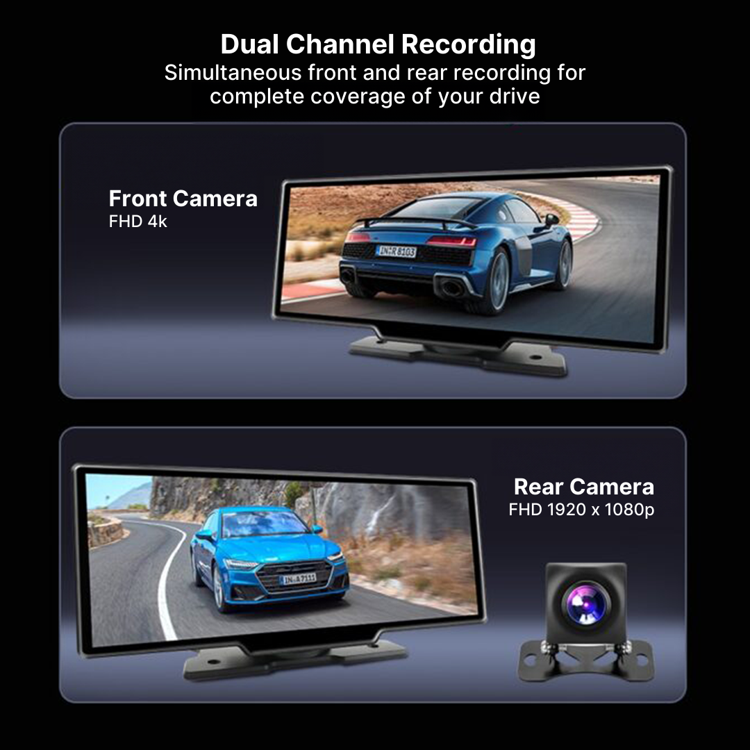 Frendorf | Drahtloses CarPlay & Android Auto Touchscreen - Das beste Autodisplay für Apple CarPlay und Android Auto