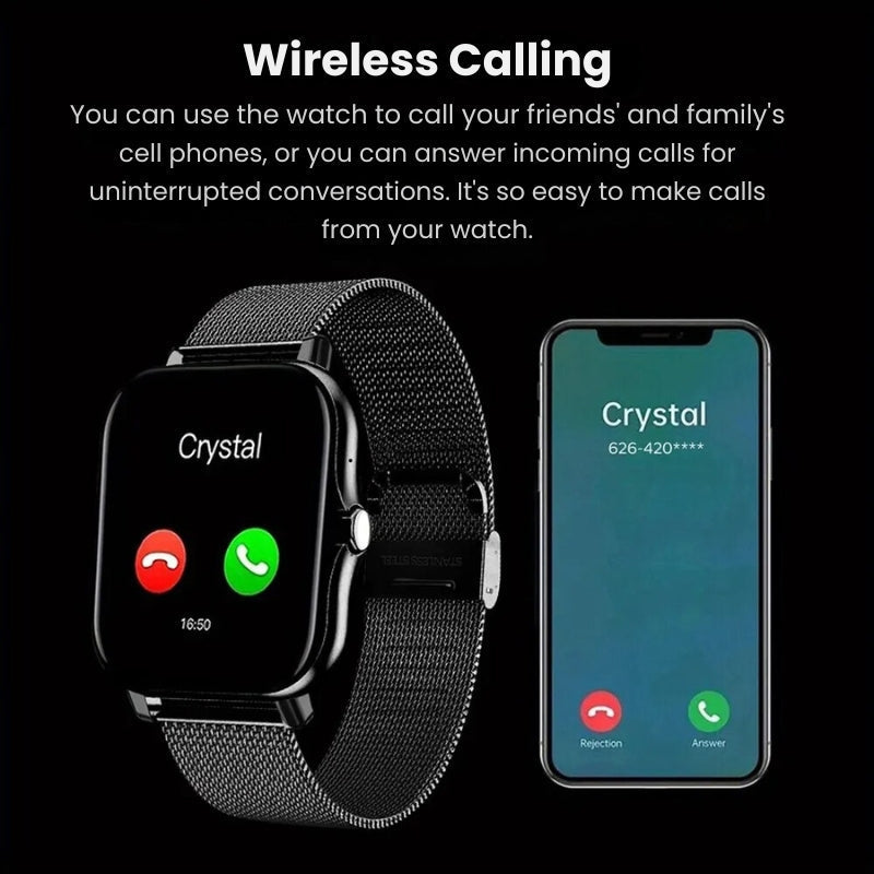 Frendorf | BellaFit Rose Gold Smartwatch – Fitness- & Gesundheitsüberwachung für moderne Frauen