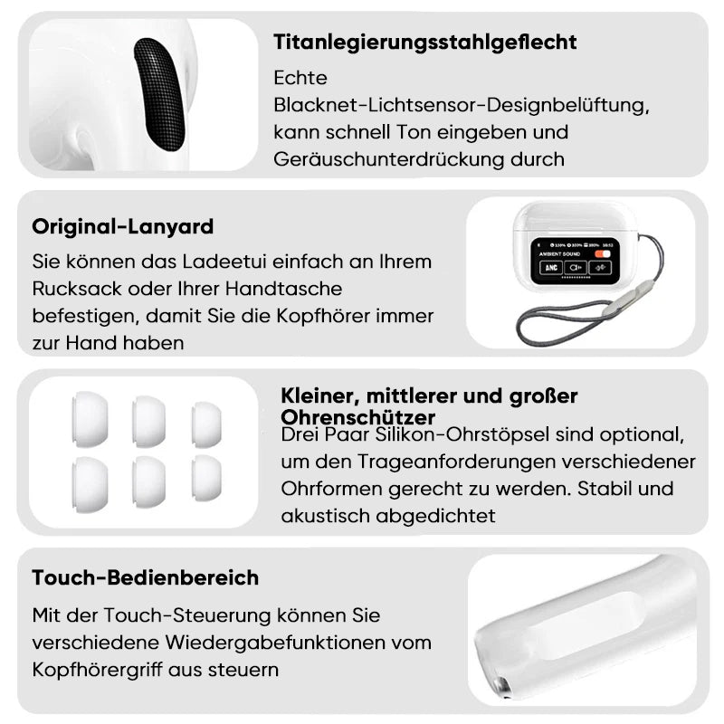 Frendorf | Bluetooth-Ohrhörer mit Geräuschunterdrückung