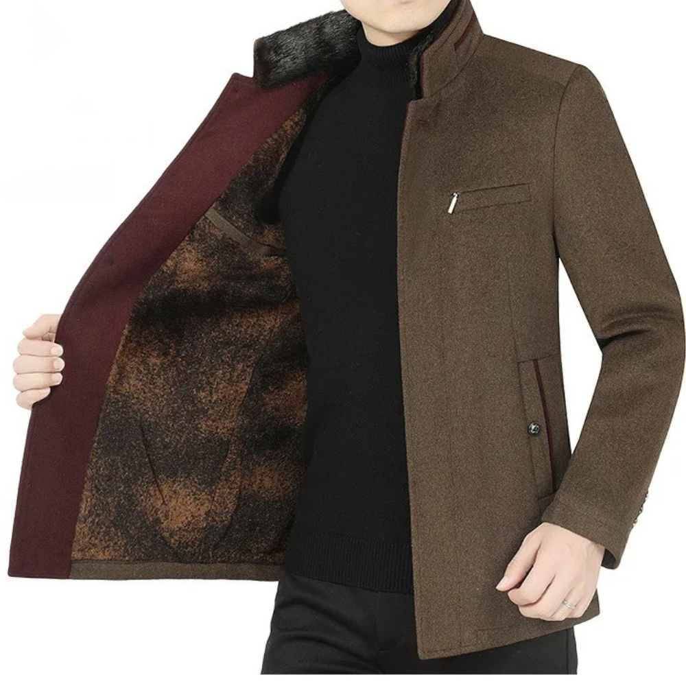 Frendorf | Winter-Trenchcoat für Herren – Stilvolle Wärme für kalte Monate